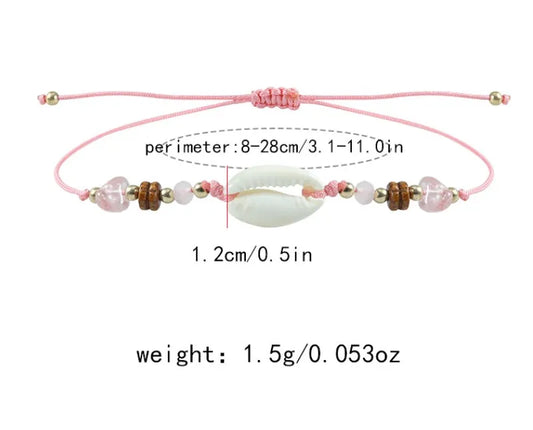 Σετ 12αδα βραχιόλια με κοχύλια - SET080