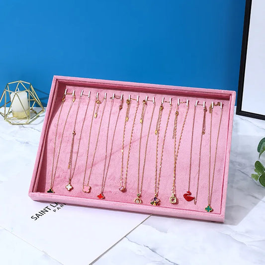 Casket for suede pink - p034 necklace