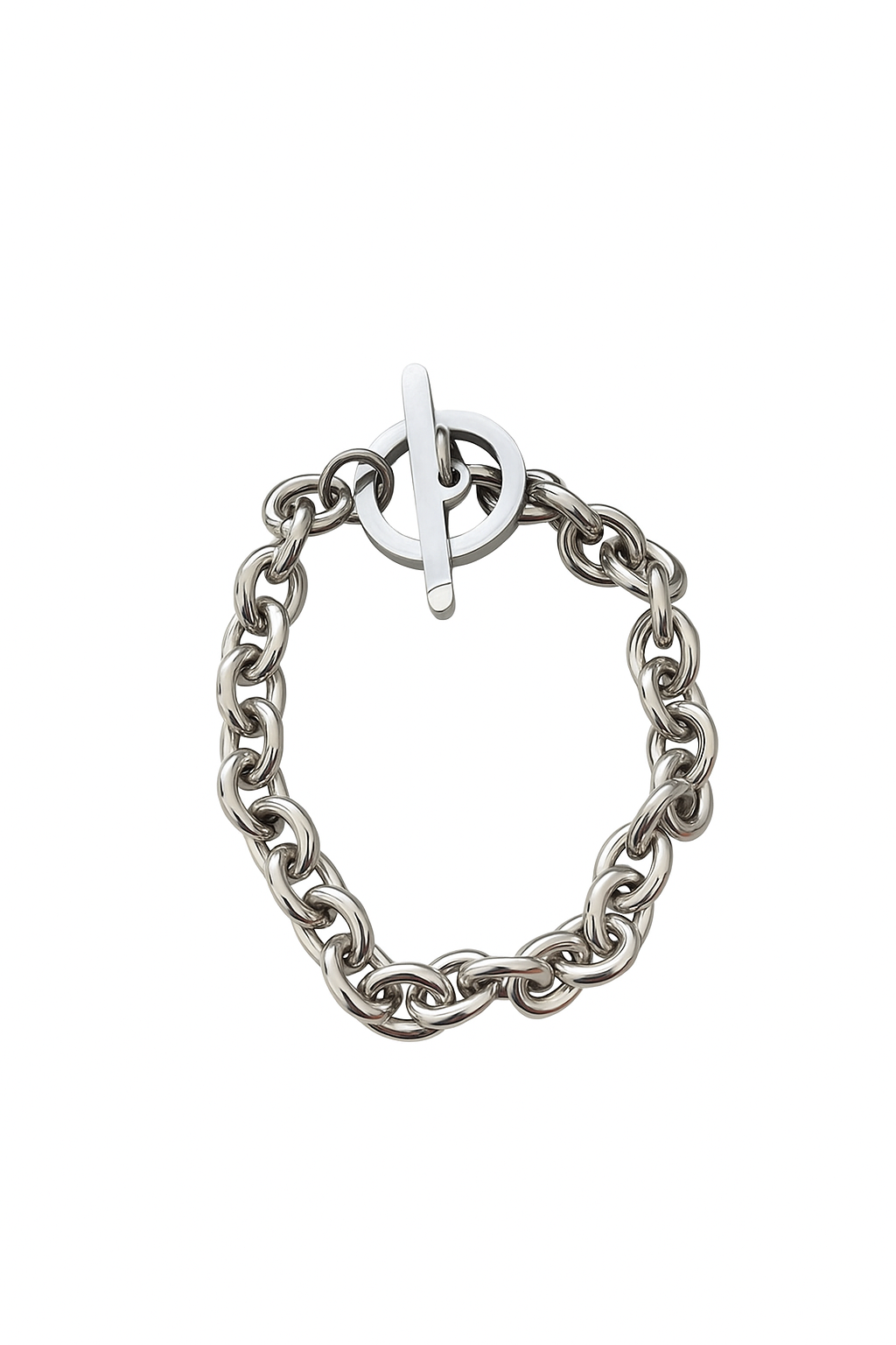 Steel chain bracelet - w363