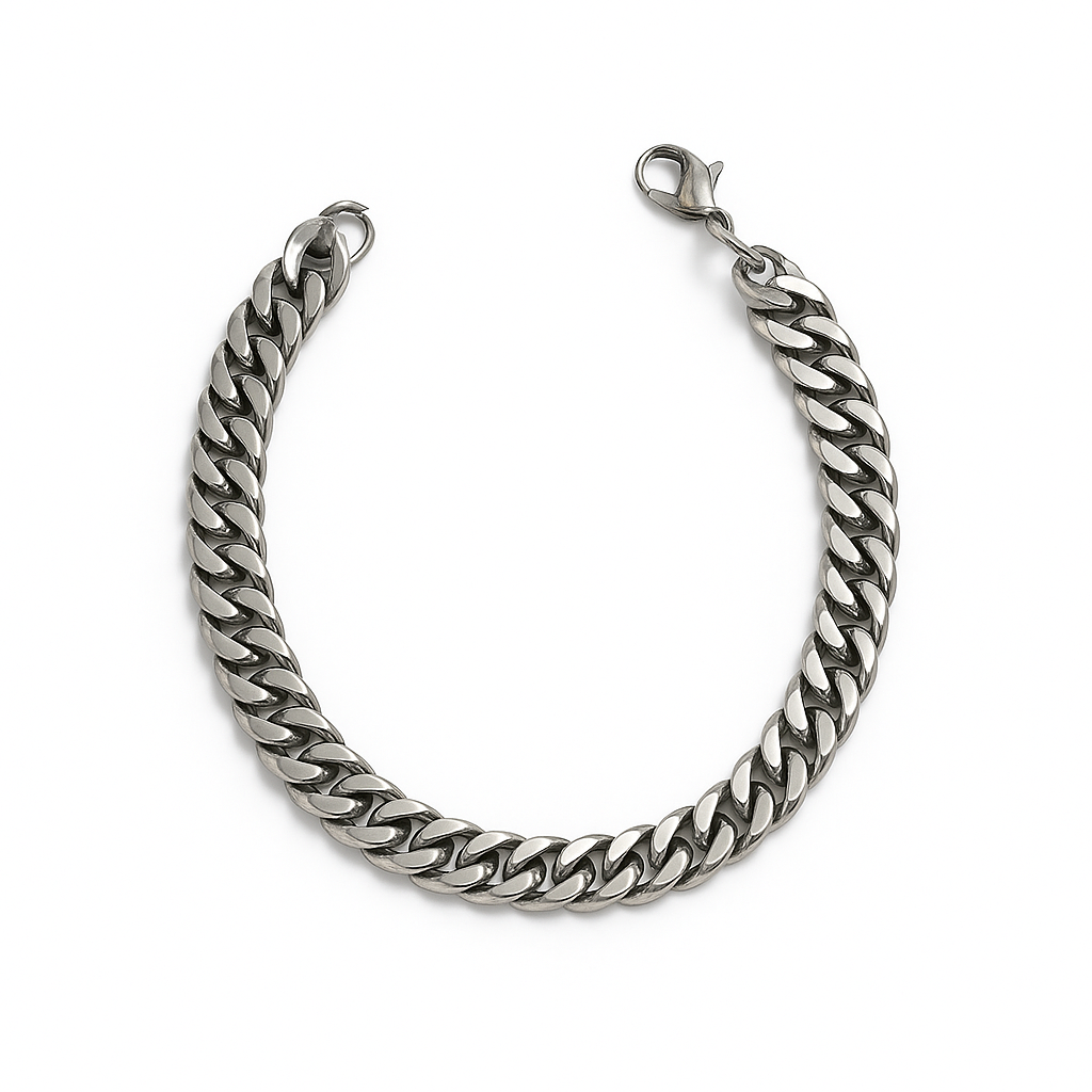 Steel chain bracelet - w401