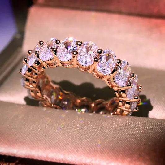 Δαχτυλίδι ορειχάλκινο ροζ με ζιργκόν - w566