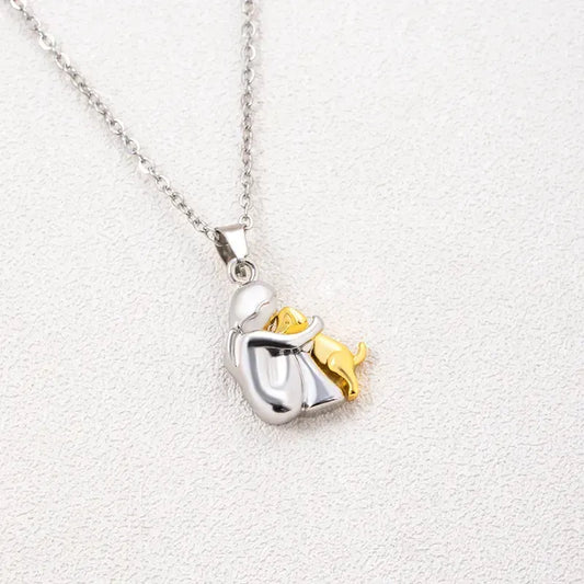 Κολιέ από ορείχαλκο με σκυλάκι - NE129