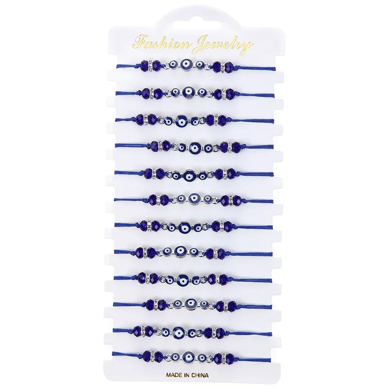 Σετ 12αδα βραχιόλια με μάτια - SET094