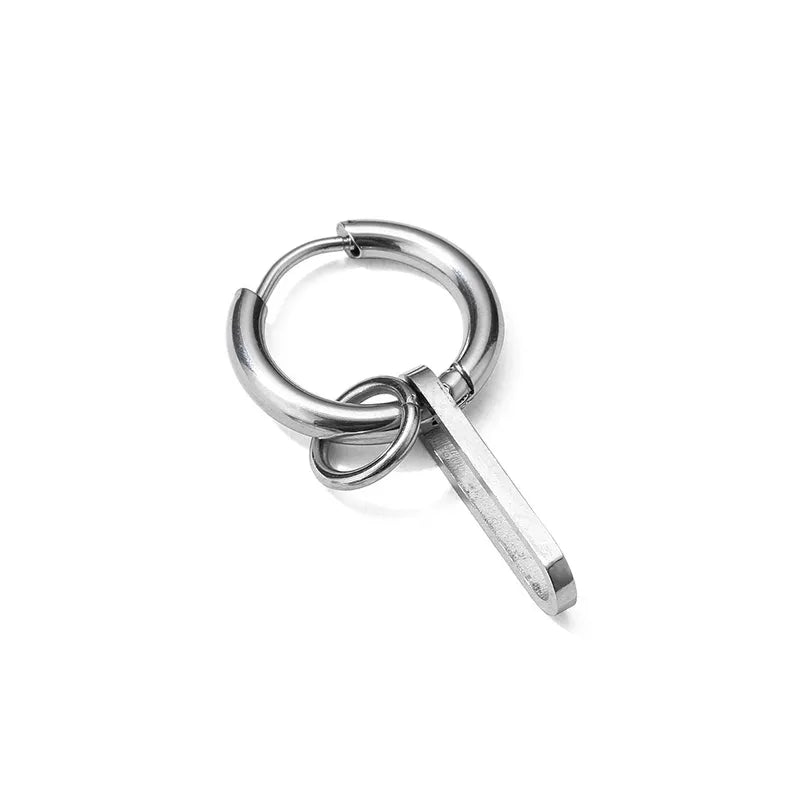 Earrick maschio solo con doppio collegamento 1 pezzo-EA368