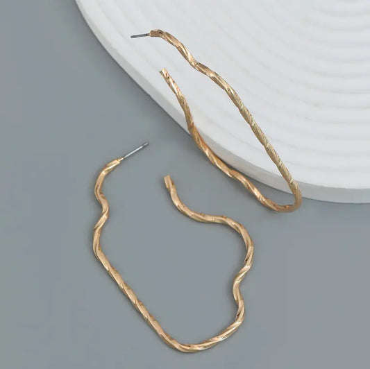 Steel earrings - w188