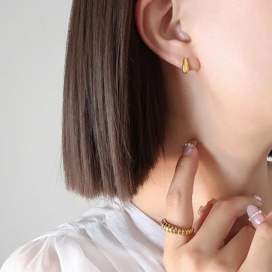 Steel earrings - w198