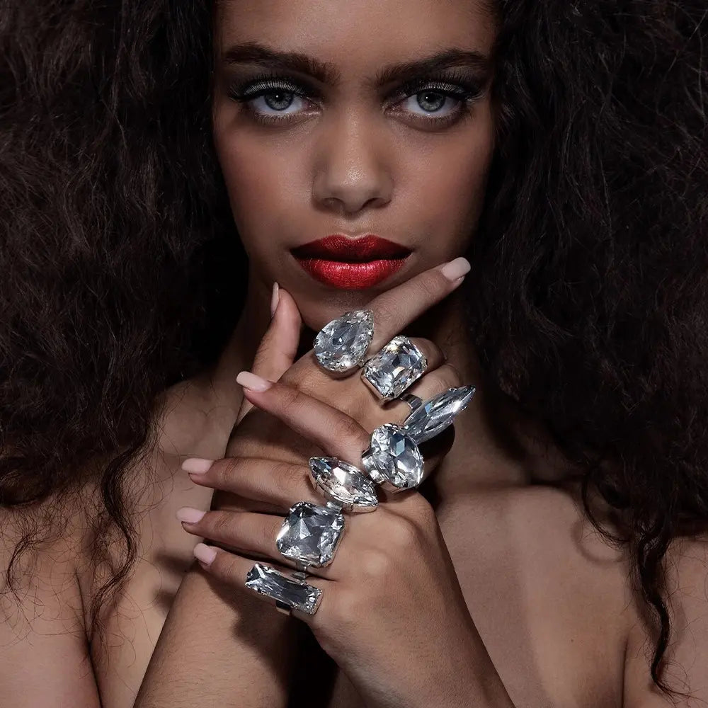 Acrylic ring set - w171