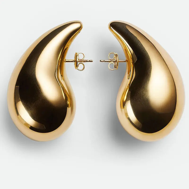 Brass earrings Chrysa -w116