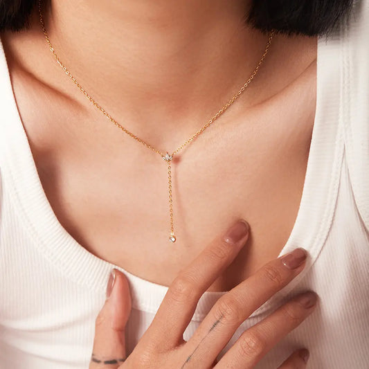 Collier pendentif en acier - w088