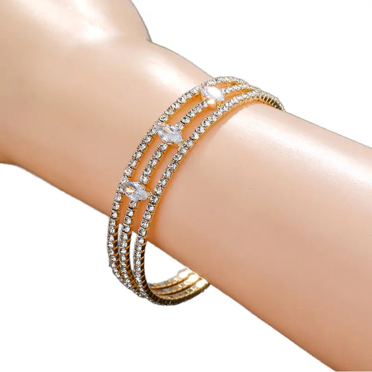 Βραχιόλι με στρας - w293