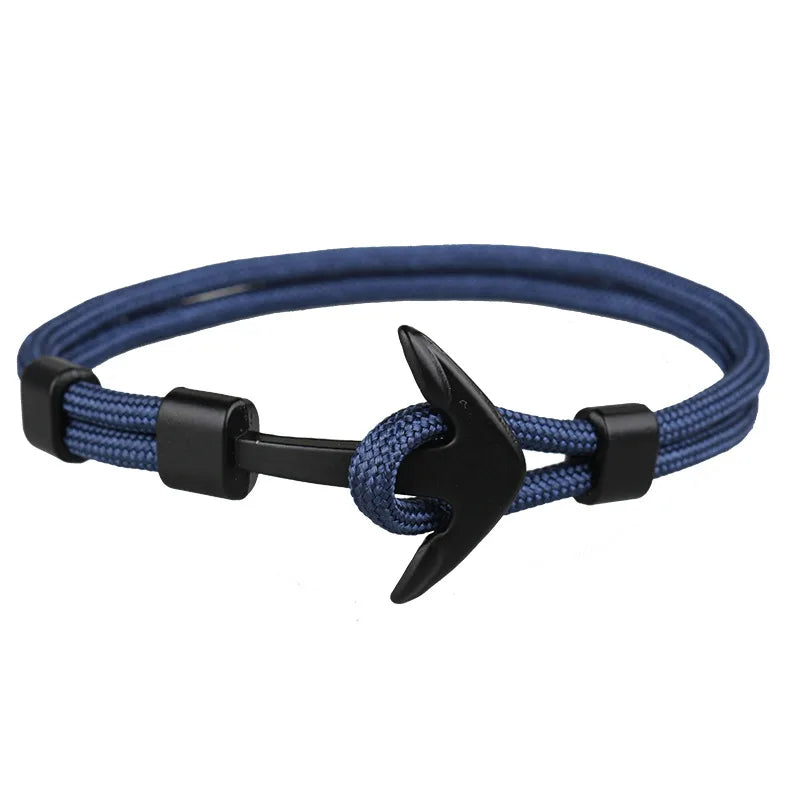 Pulsera de cuerda negra - BR452