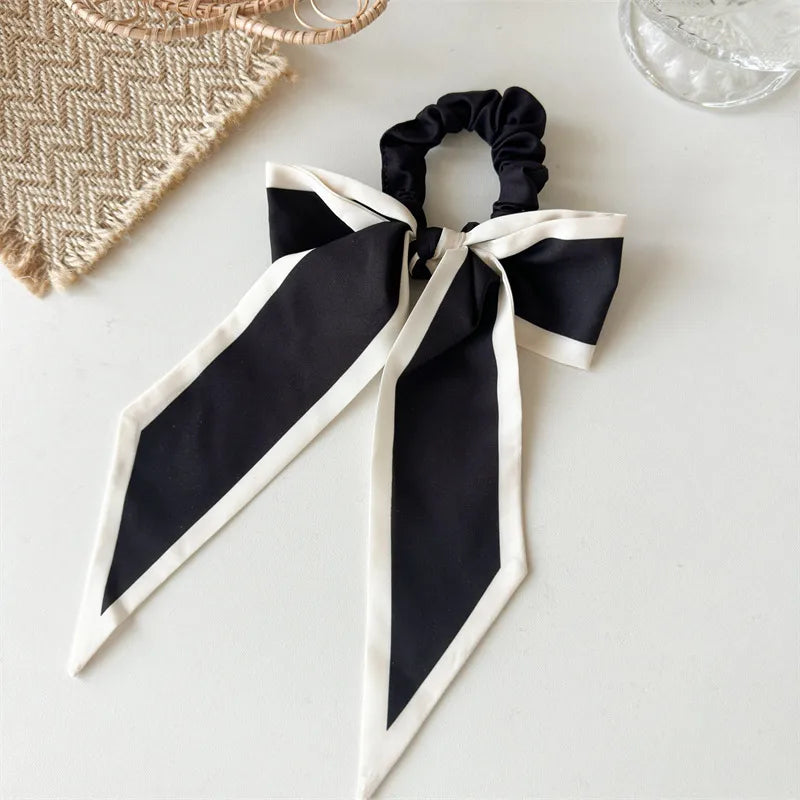 Λαστιχάκι με μαύρη κορδέλα - ha011