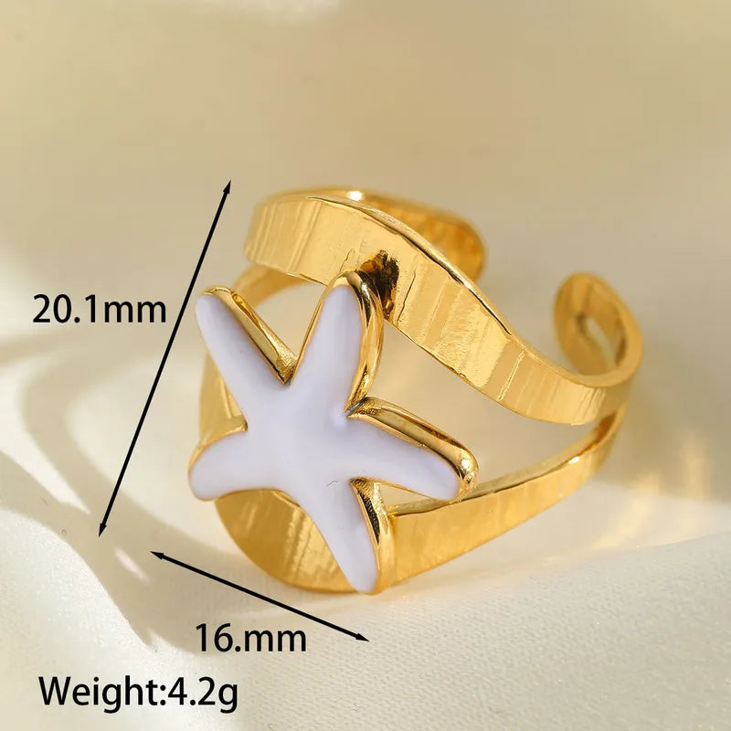 Ring Gold Plum Open with Starster-