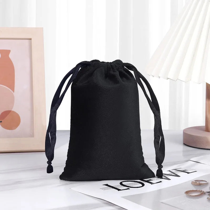 Velvet pouch in various colors 8x10 - P103