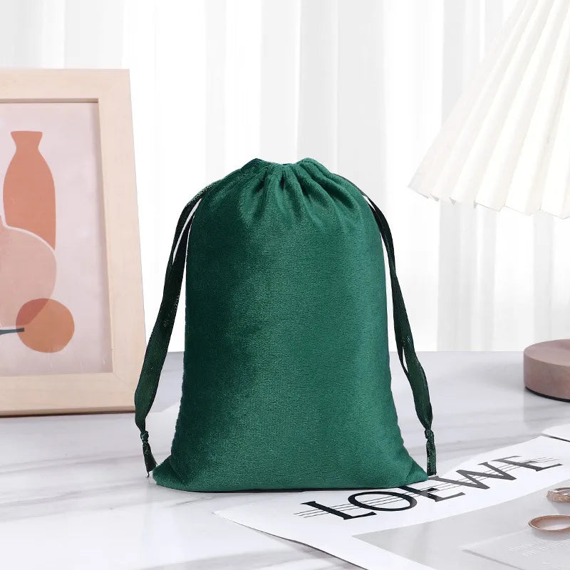 Velvet pouch in various colors 8x10 - P103