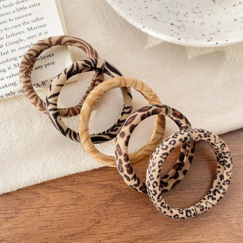 Σετ 5 λεοπάρ λαστιχάκια - ha022