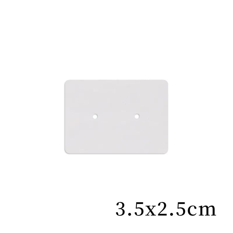 Καρτελάκια για σκουλαρίκια 3.5x2.5cm 50τμχ - P042