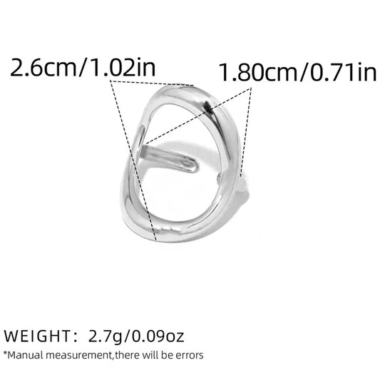 *Δαχτυλίδι ατσάλι στρόγγυλο-R230