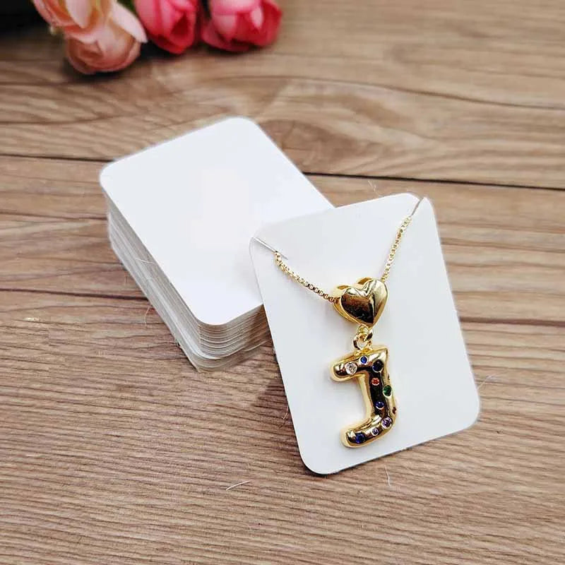 Καρτελάκια για κολιέ 4x5cm 50τμχ - P112