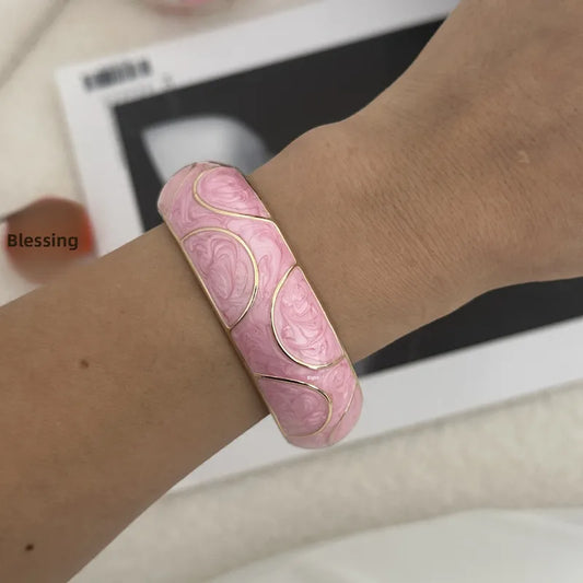 Βραχιόλι ασπρόζ σμάλτο - BR467