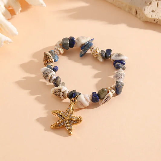 Βραχιόλι ατσάλινο με καλοκαιρινά charms - BR418