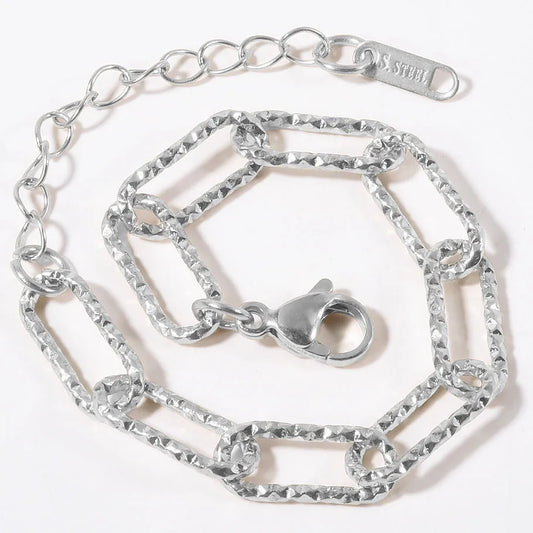 Βραχιόλι ατσάλι αλυσίδα link-BR330