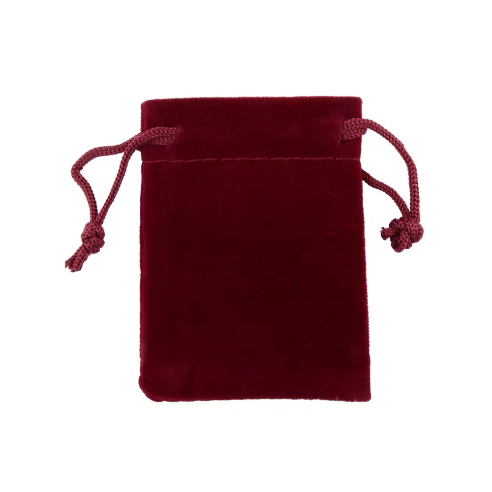 Πουγκί βελούδινο βυσσινί 7x9 - P014