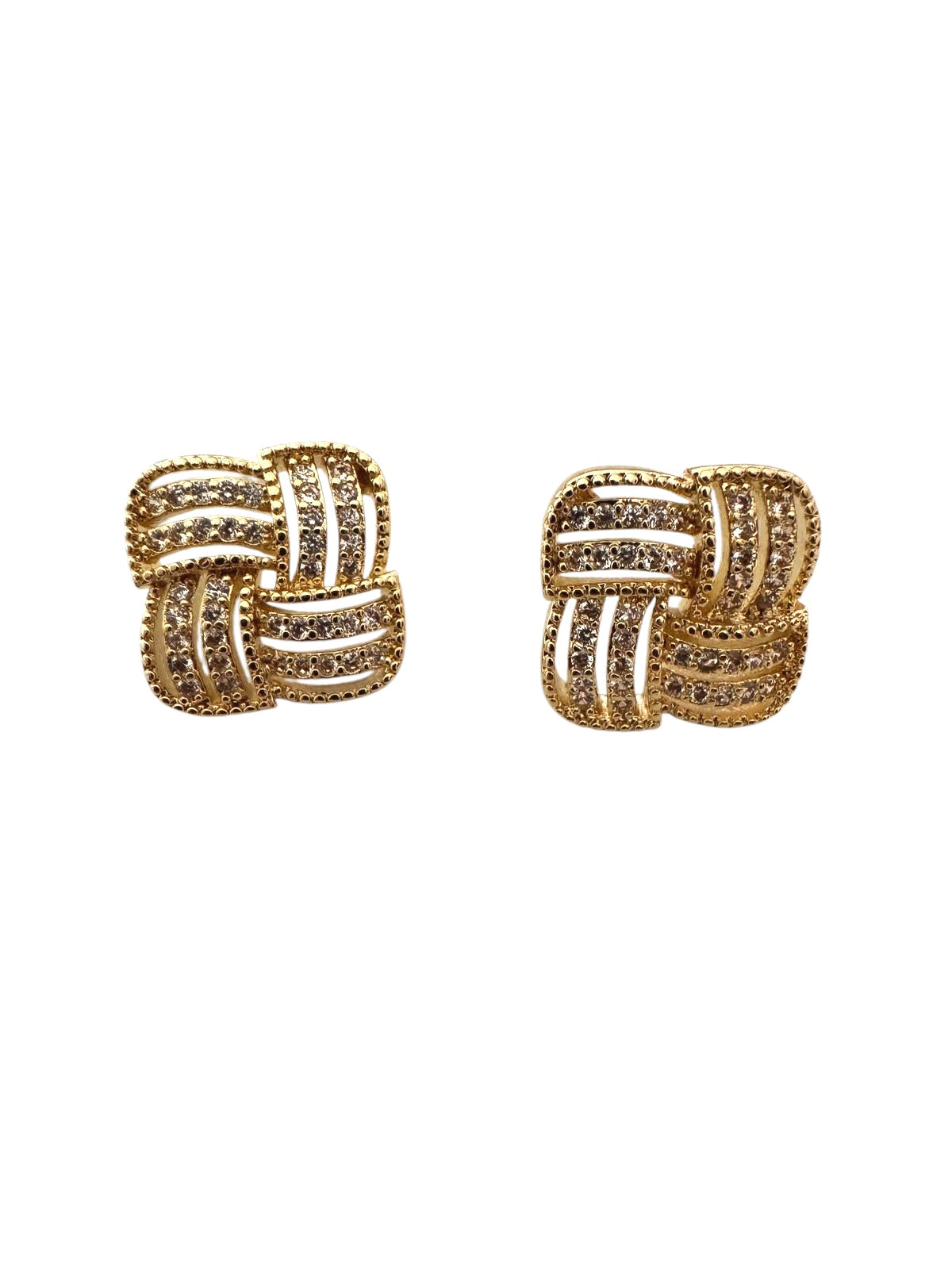 Brass earrings - w183