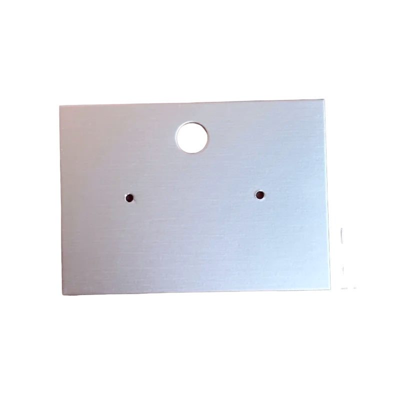 Καρτελάκια ασημί για σκουλαρίκια red marble 5x7 50τμχ - P090