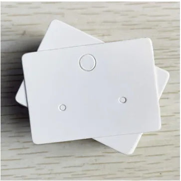 Καρτελάκια για σκουλαρίκια μαύρα 4.5x3. 2 50τμχ - P100