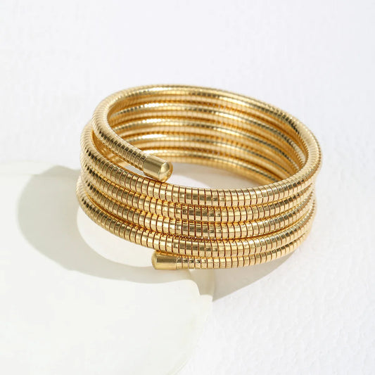 Braccialetto dorato oro-br106