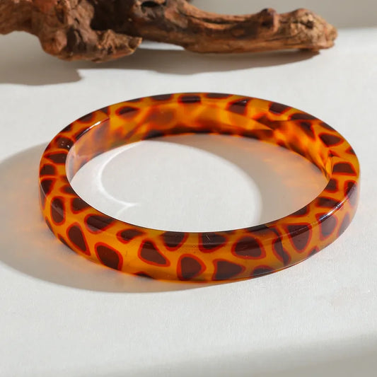 Bratara acrilica portocalie-BR174