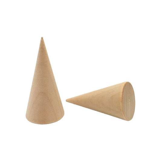 Κώνος ξύλινος για δαχτυλίδι 1τμχ - P025