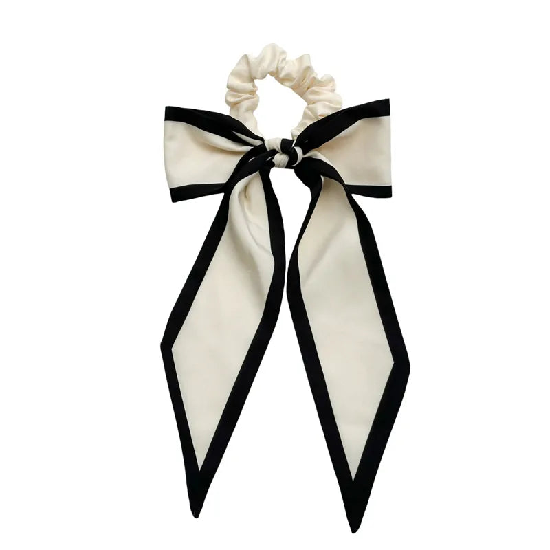 Λαστιχάκι με λευκή κορδέλα - ha012