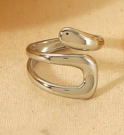 Anneau d'acier ouvert moderne-R220