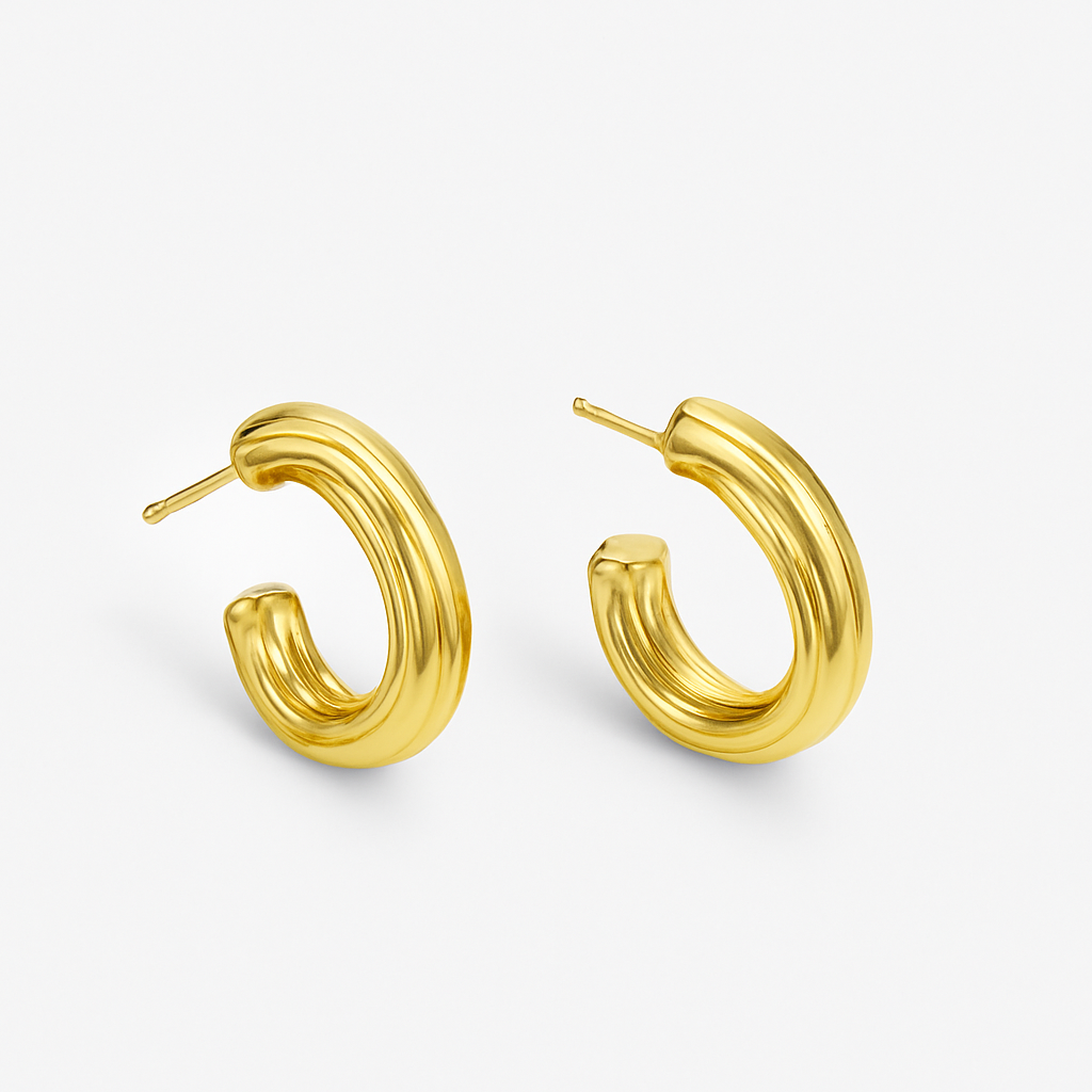 Steel earrings - w303