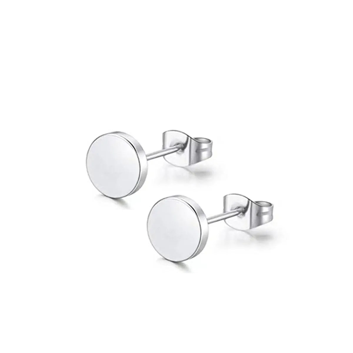 Σκουλαρίκια ατσάλι απλό-EA013