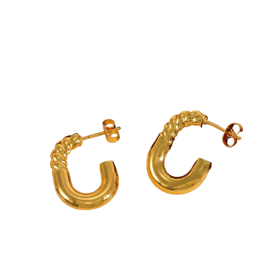 Earrings Golded C-EA004 Shape Figure