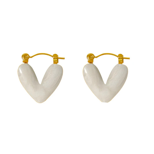 Earrings Gold Plain