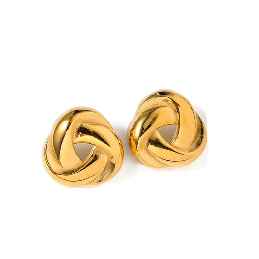 Earrings Gold Plated Strong-EA352