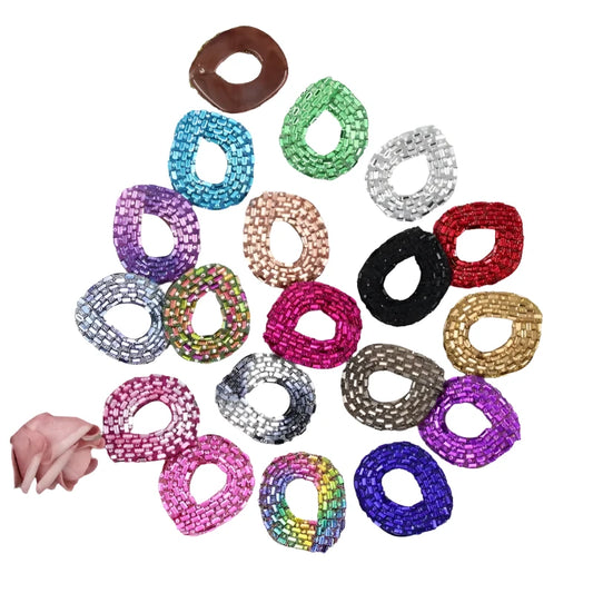 Earrings acrylic beads in different colors-ea309