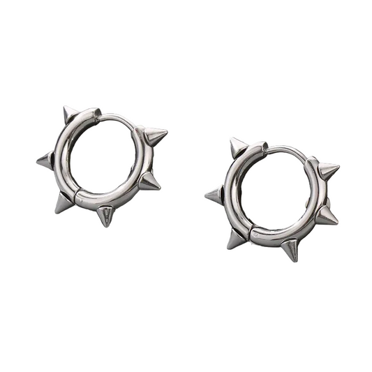 Σκουλαρίκια ατσάλι με καρφιά-EA703