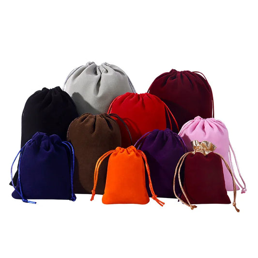 Πουγκί βελούδινο σε διάφορα χρώματα 7x9 - P115