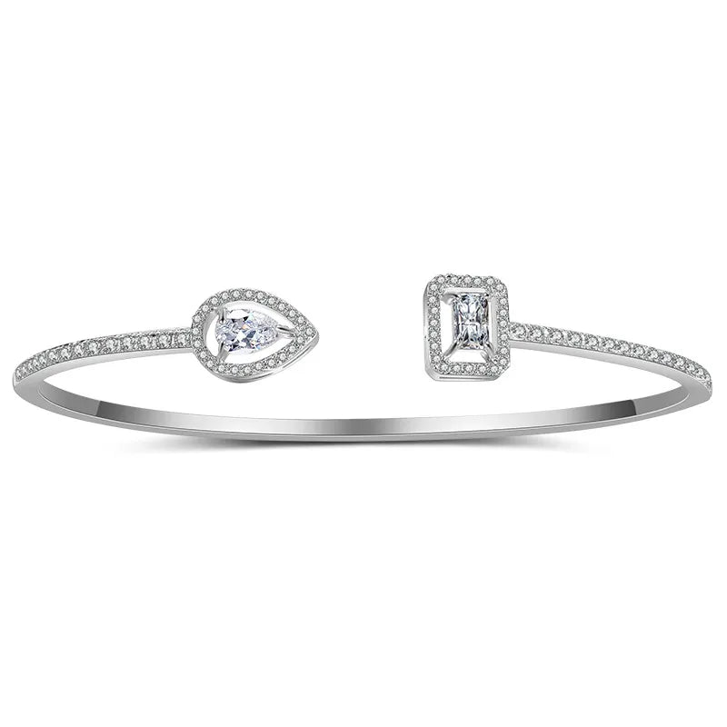 Βραχιόλι ορειχάλκινο με zircon  - w632