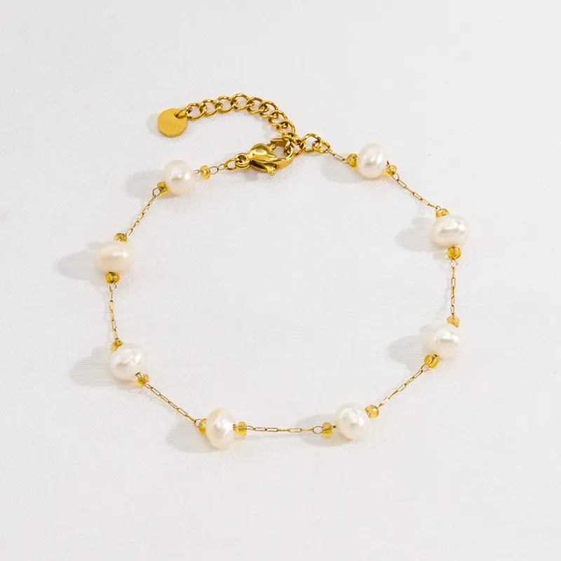 Bracelet with pearls - Br167