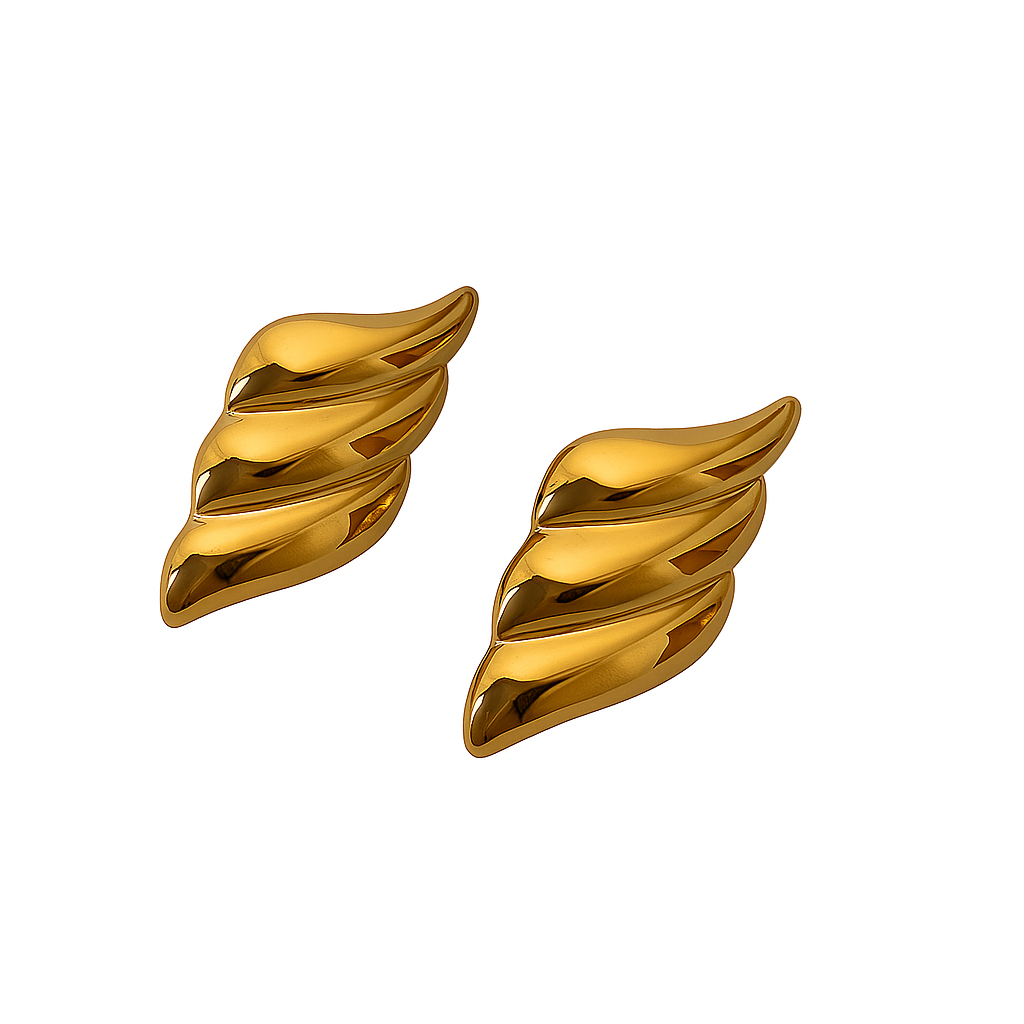 Steel earrings Chrysa - w369