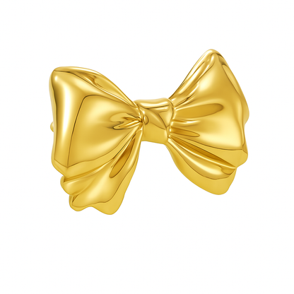 Steel bow ring - w288