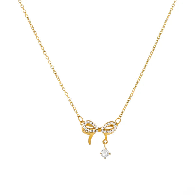 Collar de acero con corazón de resina sintética - NE596