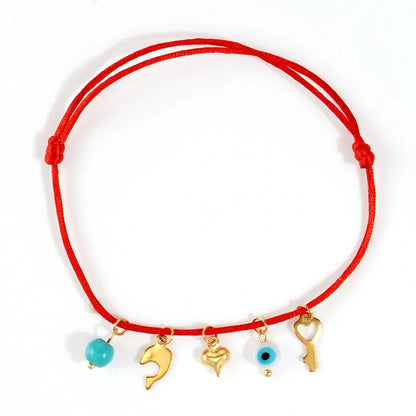 Βραχιόλι με ατσάλινο σχοινί - w466