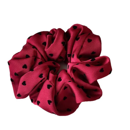 Λαστιχάκια scrunchie με καρδούλες - ha050